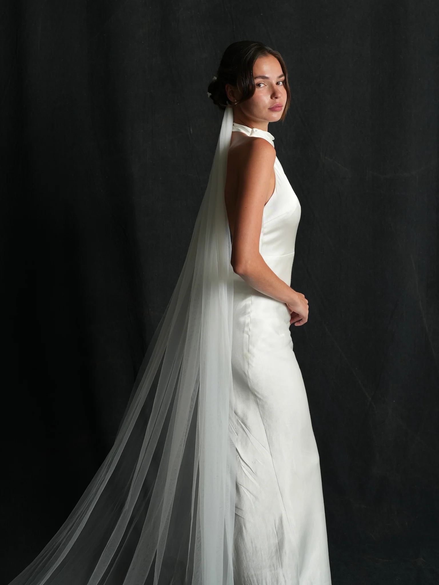 Dainty Bridal Ceramic Flower Hairpins, Set of 5 - Image 9