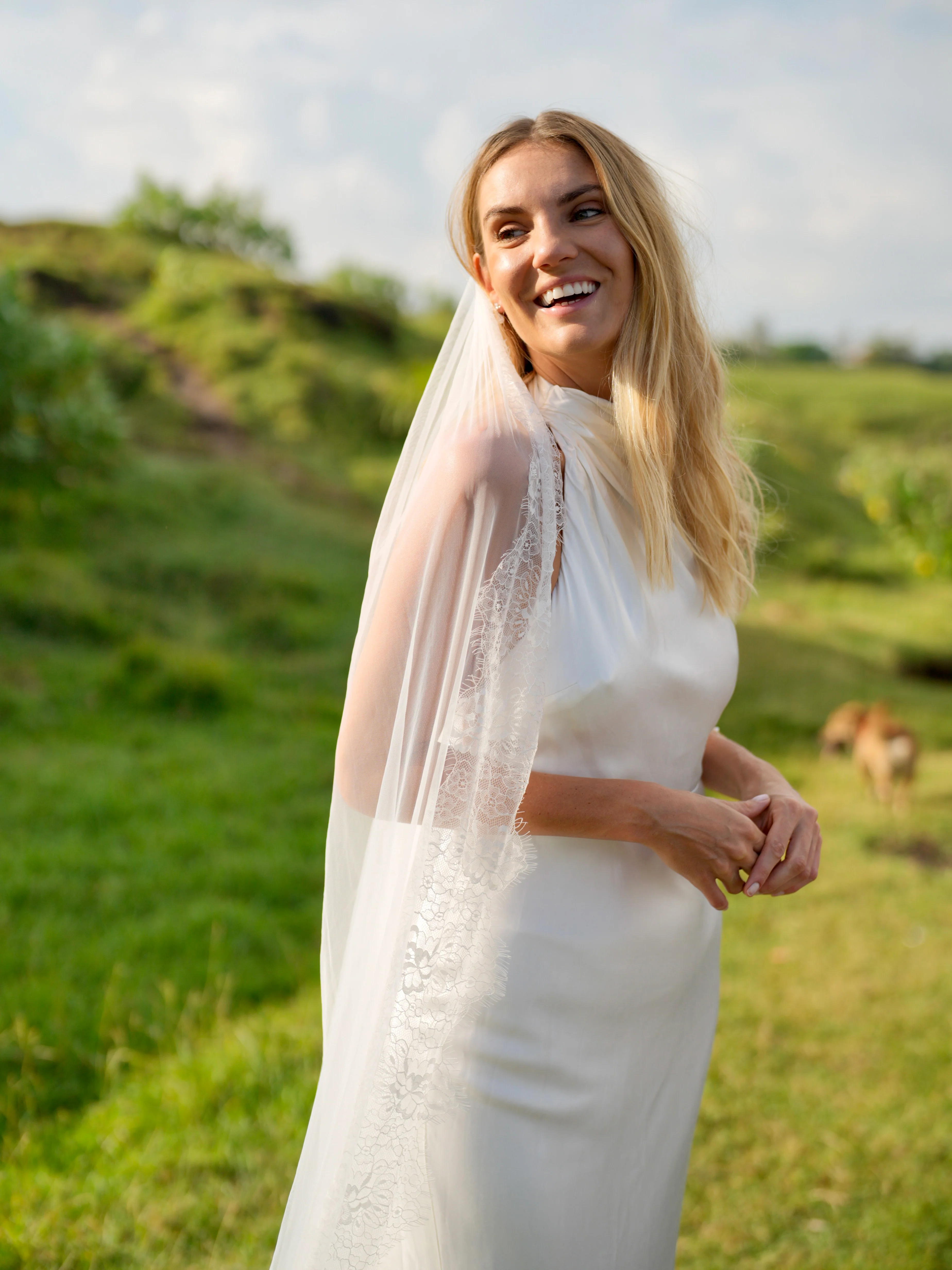 Lace Veil, Single Tier, Cathedral Length - Image 13