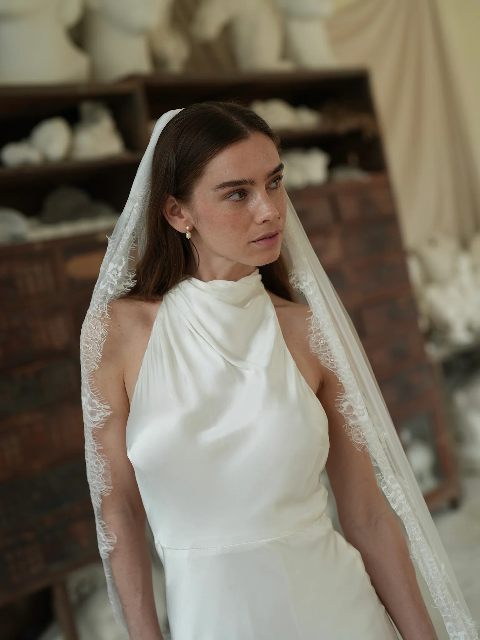 Lace Veil, Single Tier, Cathedral Length - Image 7