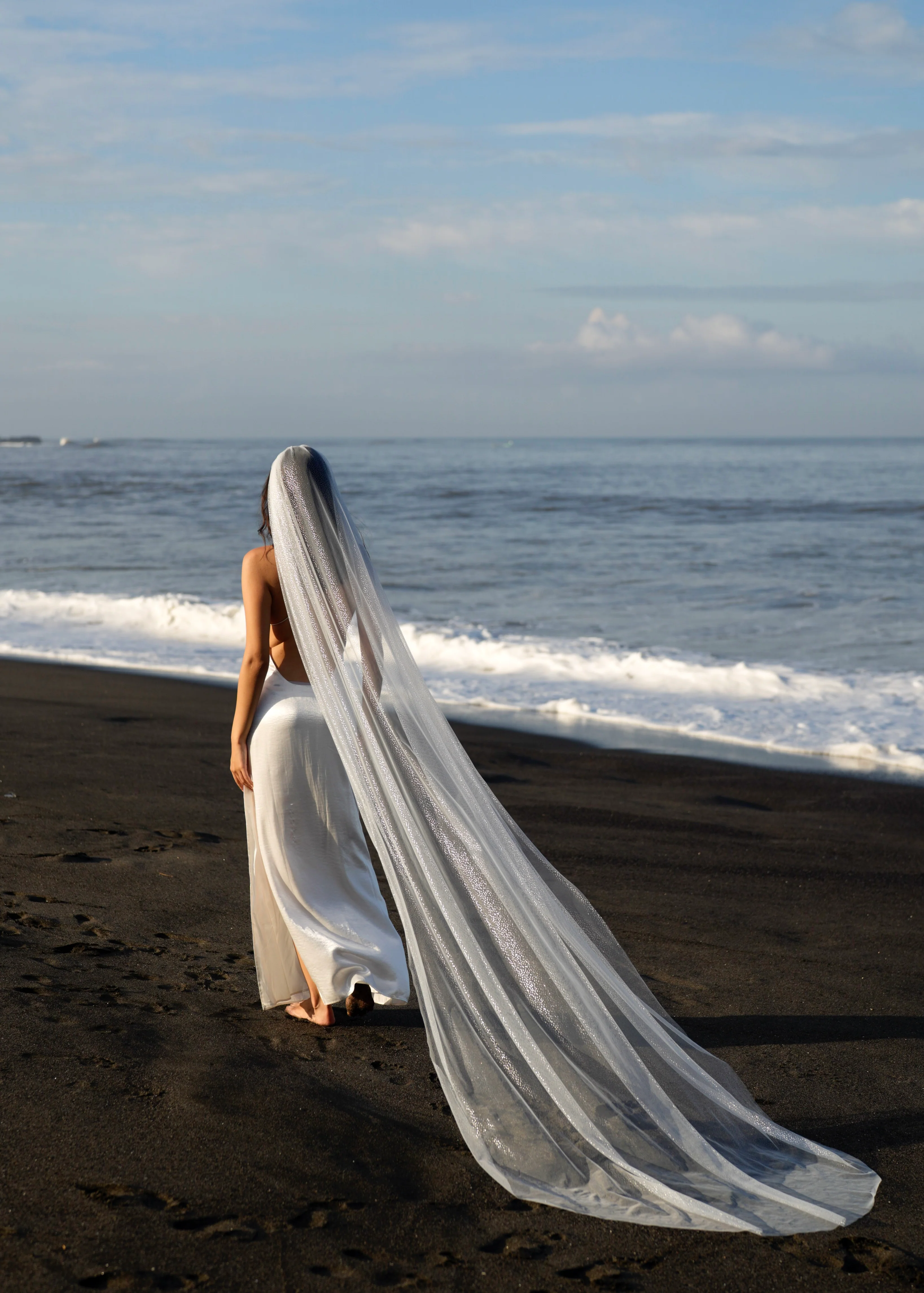 Glitter Veil, Cathedral Length, Single Tier - Image 7