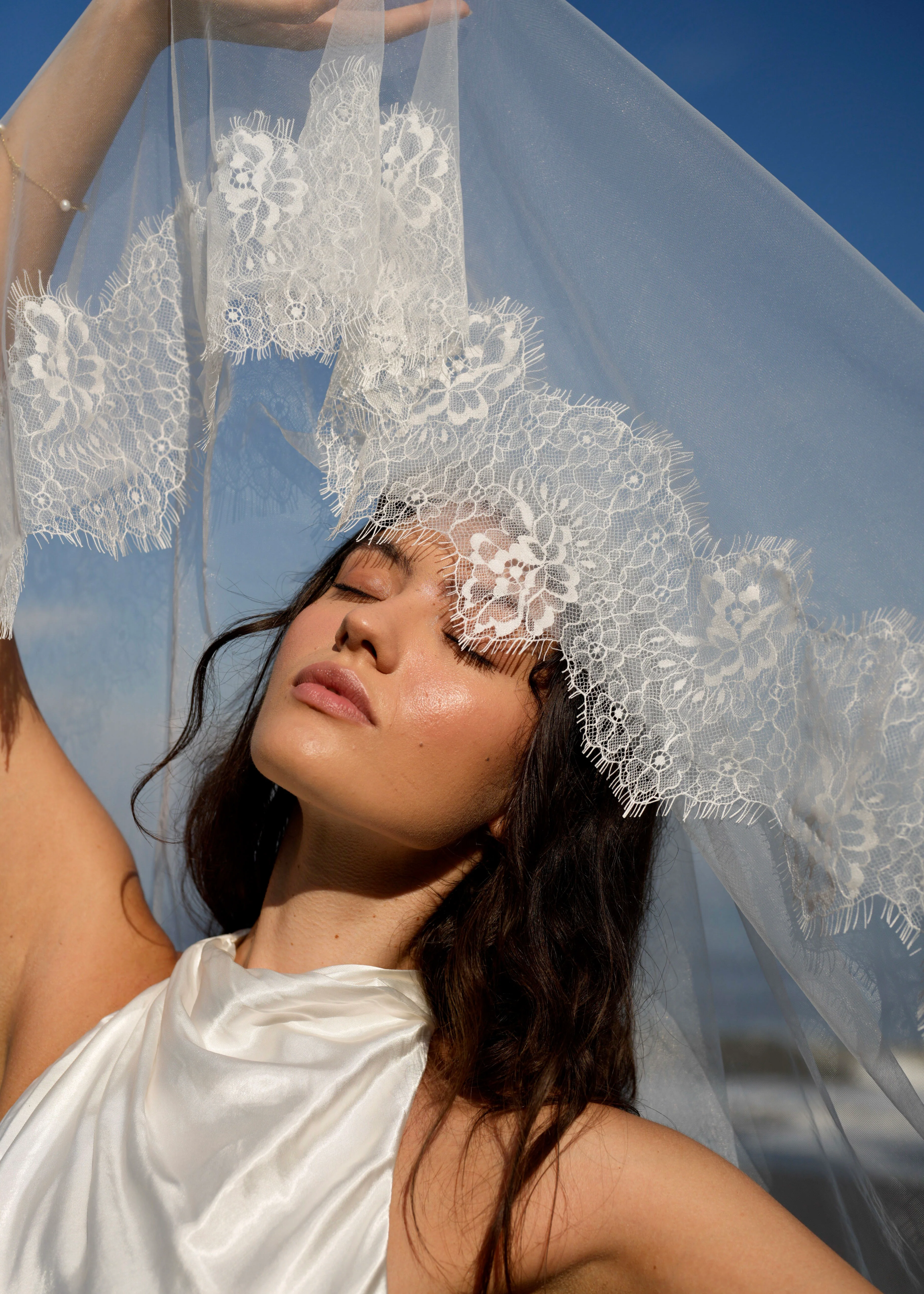Lace Veil, Two Tier, Cathedral Length - Image 6